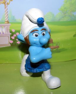   Kilt Scottland Smurf Smurfs Blue Figurine Figure Cake Topper Toy