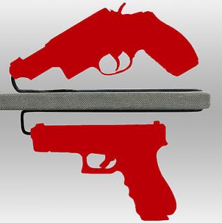 OverUnder Handgun Hanger  2 Pack   Pistol and Handgun Racks, Gun Safe 