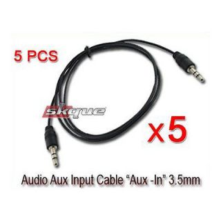  AUX Auxiliary Cord Male to Male Stereo Audio Cable For PC iPod  CAR