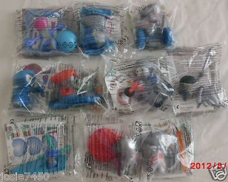 FROM MCDONALDS PROMO OF THE 2012 OLYMPICS FULL SET OF 10 TOYS SEALED 