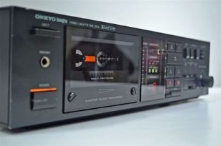 onkyo stereo cassette deck tape player recorder ta 2044 time