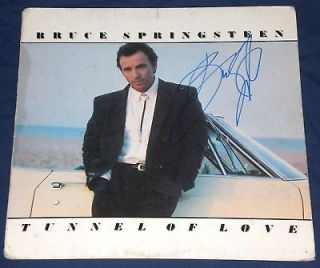 bruce springsteen signed tunnel of love album lp vinyl time