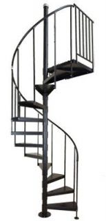 48 classic steel spiral stair kit 114 5 h to