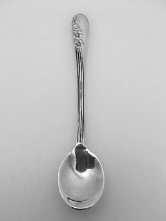 blossom time style sterling silver salt spoon one day shipping
