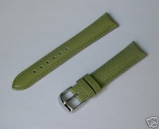 20mm lizard green watch band strap fits michele invict a