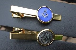   Tie Pin / Clasp MASONIC SQUARE & COMPASS (No G) Gold Plated