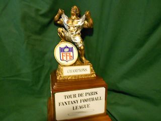 COLORFUL MONSTER PLAYER FANTASY FOOTBALL PERP. TROPHY AWARD