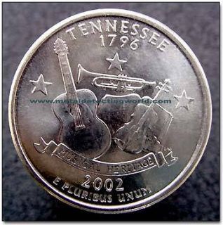 2002 D Tennessee State Quarter ****** Uncirculated from 