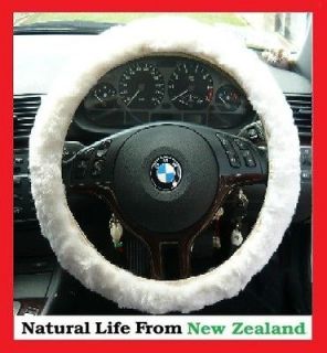 sheepskin steering wheel cover in Steering Wheels & Horns