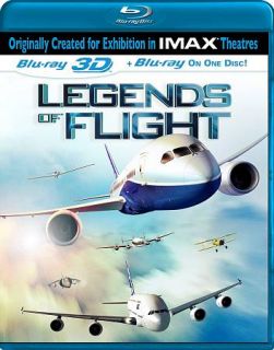 Legends of Flight Blu ray Disc, 2011, 3D