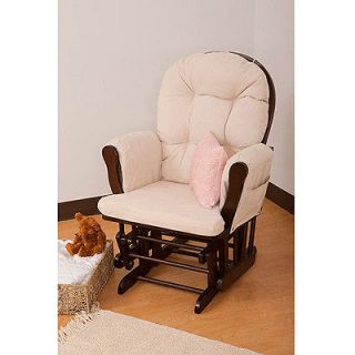 bowback hoop glider nursing chair expresso finish  141 75 