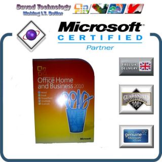 NEW Microsoft Office 2010 Home and Business 2 PCs, FREE Upgrade to 