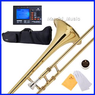 new gold band student bb slide trombone+ $ 39 gift