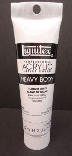Lot of 3 Liquitex Acrylic Titanium White Heavy Body 1045432 59 ml 