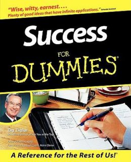 Success for Dummies by Zig Ziglar 1998, Paperback