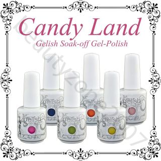 Nail Harmony Gelish UV Soak Off Gel Candy Land Collection