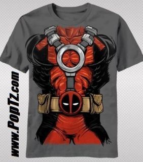   Chest Full Classic Armor Suit Costume Marvel Comic T shirt top tee