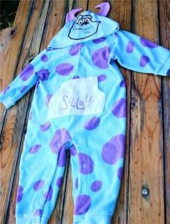 EURO DISNEY UK MONSTERS INC SULLEY SULLY BABY PLUSH COSTUME 12 12M 18 