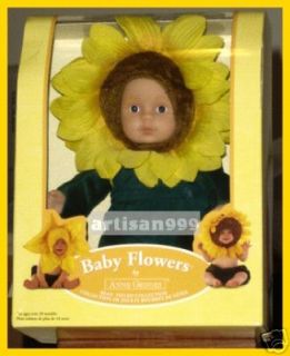 anne geddes doll baby sunflower new in gift box toys
