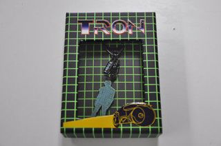 TRON Vintage Tron Figure Keychain (Han Cholo/Disney) (Blue Gun Metal 