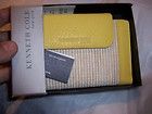 KENNETH COLE NY MENS LEATHER ID CARD CASE WALLET 40