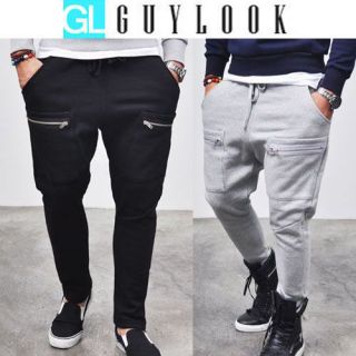 Super Comfy Mens Extra Thick Fully Lined Low Crotch Baggy Sweatpants 