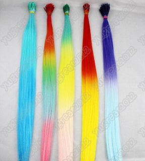   50s rooster grizzly gradient Ombre Style Synthetic Hair Extensions