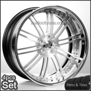 22 AC Forged 3PC Wheels and Tires for Impala,Lexus,H​onda,Audi,BMW 