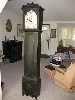 Early 1800s Antique Riley Whiting Winchester Tall Case Clock