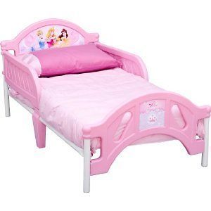 Disney Princess Pretty Pink Toddler Bed Bedroom Sleep Girls Play Nap 