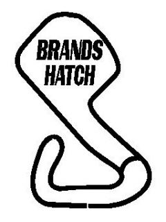 Brands Hatch F1 Racing Laptop 4 x 4 Car Sticker Decal Funny Euro 