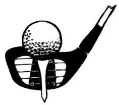 golf club ball unmounted rubber stamp 14 