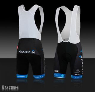   Garmin Barracuda Cycling Team Bike Bib Shorts 2012 S,M,L,XL,XXL