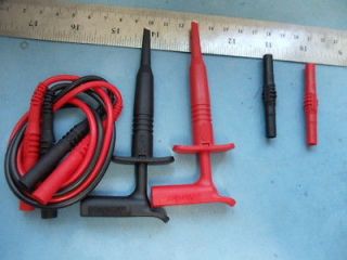 tektronix 020 2140 00 Test Lead Lead Adapters and Plunger Clips for 