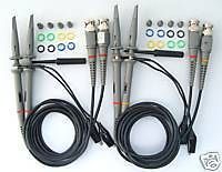 100mhz x10 x1 oscilloscope clip probes tektronix hp time