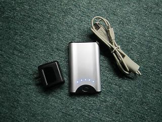portable power pack 3400mah capacity wall charger cable time left