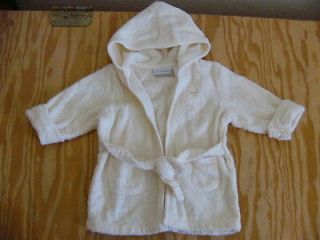 First Impressions Baby Infant Yellow Terry Hooded Bath Robe Duck Size 