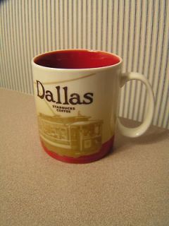 dallas starbucks coffee mug city series 2009 