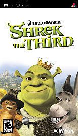 Shrek the Third PSP PlayStation Portable, 2007 Activision Donkey No 