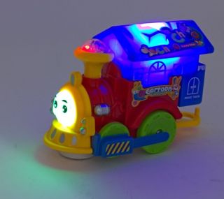 Electric Universal Thomas Locomotive Toys LED Light Music