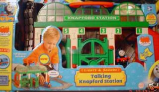 take along n play thomas light sound knapford station one