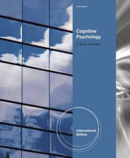 Cognitive Psychology Goldstein in Textbooks, Education