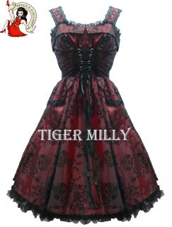   / SPIN DOCTOR 50s TAFFETA party prom THORN cocktail DRESS BURGUNDY