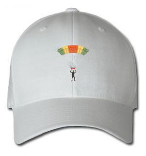 SKYDIVER AIRCRAFT SPORTS SPORT EMBROIDERED EMBROIDERY HAT CAP
