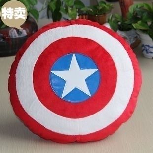 new the captain america shield throw pillow plush decor from china 
