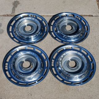 chrysler 300 new yorker nos hubcap set 1966 only time