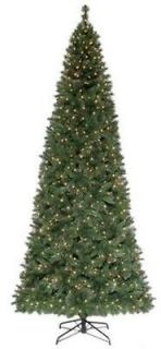 Home Accents 10 Pre Lit Juniper Artificial Christmas Tree with 900 