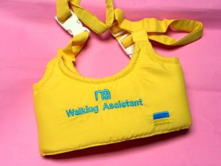     YELLOW BABY WALK ASSISTANT TRAINER WALKER LEARNING SOFT BELT