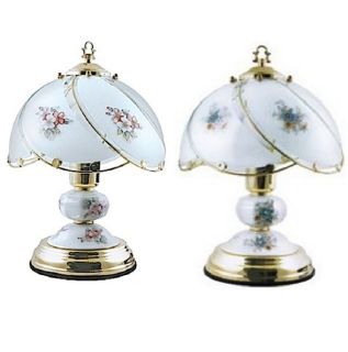   FLORAL TRADITIONAL TIFFANY STYLE TOUCH TABLE DESK DINING LAMP LIGHT