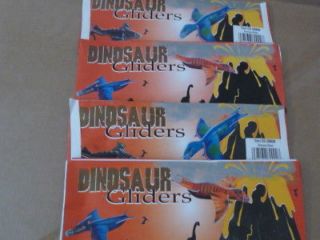 Newly listed lot of 12 Flying Dinosaur Glider Fun Action Toy 